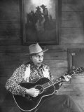 Composer Carson J. Robison Performing the Hillbilly Music He Composed Photographie par Gordon Parks