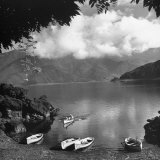 People Enjoying the Mountain Lake Photographic Print by Carl Mydans