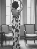 French Fashion Evening Dresses Sold at Ohrbach's Photographic Print by Ralph Morse