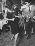American Couples Dancing the Twist in Hollywood Nightclub Premium Photographic Print by Ralph Crane