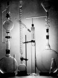 Manufacture and Examples of Uses of Various Kinds of Glass at Corning Glass Co Photographic Print by Andreas Feininger