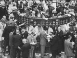 Frantic Day at the New York Stock Exchange During the Market Crash Photographic Print by Yale Joel