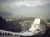 Opening Ceremonies of the 1964 Winter Olympics in Bergisel Stadium Photographic Print by Ralph Crane