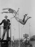 Opening Day of International Sports Week at Tokyo's Olympic Stadium Premium Photographic Print by Larry Burrows
