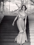 Evening Dress Designed by a California Designer Photographie par Gordon Parks
