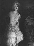 Cocktail Dress with Fur Skirt and Matching Hat Photographie par Gordon Parks