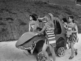 First Italian "Happening" on Tiberina Island Reproduction photographique sur papier de qualité par David Lees