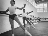 Ballet Lesson in National School of Arts Premium Photographic Print by Lynn Pelham