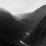 View of a Landscape of Mountains Photographic Print by John Dominis