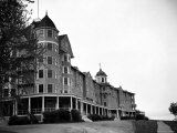 Veranda on Facade of the Samoset Hotel Photographic Print by Walker Evans