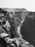 View of Colorado River Cutting Through Grand Canyon Premium Photographic Print