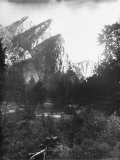 View of Mountains in Yosemite Valley, Ca, Called the Three Brothers Photographic Print