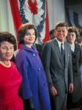 Rose Kennedy, Jackie Peter Behind Her on Morning After Election Day Premium Photographic Print by Paul Schutzer
