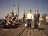 Women Building Submarines at Electric Boat Co, New London, Connecticut Premium Photographic Print by Bernard Hoffman