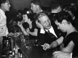 Typical Small Town Bar Scene During a Benevolent and Protective Order of Elks Party Photographie par George Strock