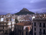 Rooftops of the City with Lykavittos Hills in Background Premium Photographic Print by Dmitri Kessel