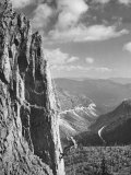 Soldier Repelling Down Rock Face Premium Photographic Print by J. R. Eyerman