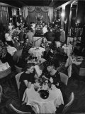Patrons Enjoying Bar and Lounge at the Stork Club Premium Photographic Print by Alfred Eisenstaedt
