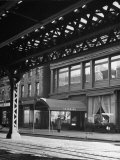 The Valet Standing in Front of the Chambord Restaurant Premium Photographic Print by Nina Leen