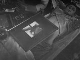 Surgery of a Bullet Being Removed from Soldier's Body at Kennedy General Hospital Premium Photographic Print by J. R. Eyerman