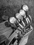 View of Golf Clubs Photographic Print by Bernard Hoffman