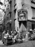 Market in Slums of Naples Premium Photographic Print by Alfred Eisenstaedt