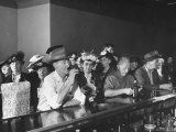 Women's Christian Temperance Union Members Invading Bar While Customers Remain Indifferent Premium Photographic Print by Peter Stackpole