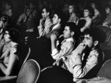 Teenage Audience Indoors at the Movies Photographie par Gordon Parks