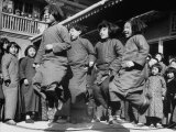 Primary School Children Playing During Recess Premium Photographic Print by George Lacks
