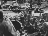 View of an Assembly Lin at the Volkswagen Plant in Sao Paulo Photographie par Paul Schutzer