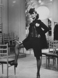 Model Danielle Sauvajeon in Paris Fashion Show 1968 Photographic Print by Bill Ray