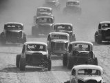 Semi Pro Stockcar Racing Photographic Print by Stan Wayman