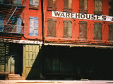 Shuttered Warehouse on the Lower East Side Lit by Late Day Sunlight Photographie par Walker Evans