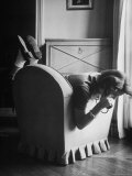Toni Riddleberger Talking on the Phone About a Boyfriend Photographie par Gordon Parks