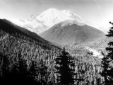 Mt. Rainier in Southwest Washington Premium Photographic Print by J. R. Eyerman