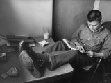 Robert Riesenmy Jr, Studying at Home Premium Photographic Print by Robert W. Kelley Robert Riesenmy Jr, Studying at Home Premium Photographic Print by Robert W. Kelley