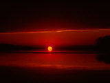 A View of the Morning Sun Rising over the Chesapeake Bay Photographic Print