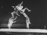 Multiple Exposure Shot of a Gymnast Jumping on a Trampoline Premium Photographic Print by J. R. Eyerman