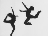 Silhouettes of Dancers Diane Sinclair and Ken Spaulding Photographie par Gordon Parks