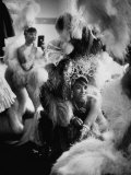 Showgirls Sitting in the Dressing Room of the Stardust Hotel Photographic Print by Ralph Crane
