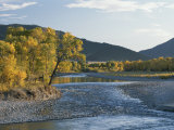 A scenic view of the Yellowstone River with Absaroka range backdrop Lámina fotográfica por Tom Murphy A scenic view of the Yellowstone River with Absaroka range backdrop Lámina fotográfica por Tom Murphy