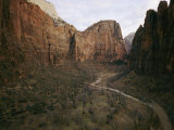 Cathedral-Like Cliffs Form the Sanctuary of Zion National Park Photographic Print by Stephen Alvarez