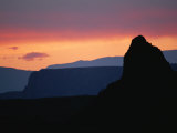The Chisos Mountains at Sunset Photographic Print