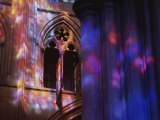 Rich Colors Projected from Stained Glass Windows onto Walls Photographie par Stephen St. John