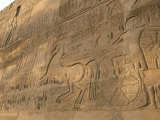 A View of Hieroglyphics on the Wall of Karnak Temple Photographic Print by Kenneth Garrett