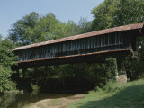 A Covered Bridge in Rural Alabama Photographic Print by Medford Taylor