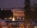 White House, from Elipse at Christmas Photographic Print by Richard Nowitz