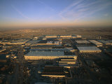 Aerial View of the Boeing Factory in Wichita Photographic Print by Ira Block