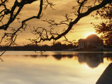 View of the Jefferson Memorial at Twilight Fotografie-Druck von Richard Nowitz
