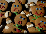 Gingerbread Cookies Display Different Facial Expressions Photographic Print by Joel Sartore